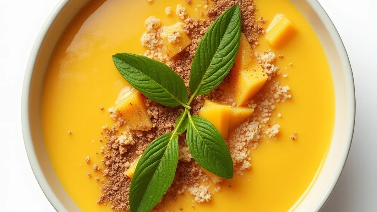 Tropical Mango Smoothie Bowl That Tastes Like Paradise