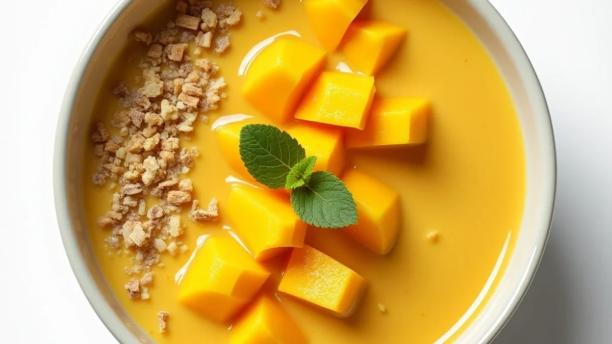 Tropical Mango Smoothie Bowl That Actually Keeps You Full