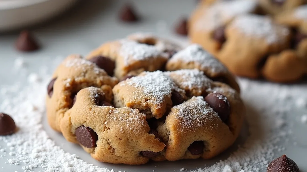 3-Ingredient Vegan Chocolate Chip Cookies That Actually Slap